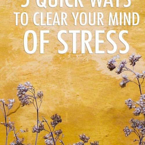 5 Quick Ways To Clear Your Mind Of Stress Digital Download Article
