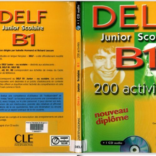 Delf Junior Scolaire B1 French Language Activity Ebook and Audio Immediate Digital Download
