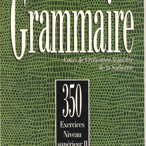 Grammaire Cours de Civilisation française de la Sorbonne Digital Download
